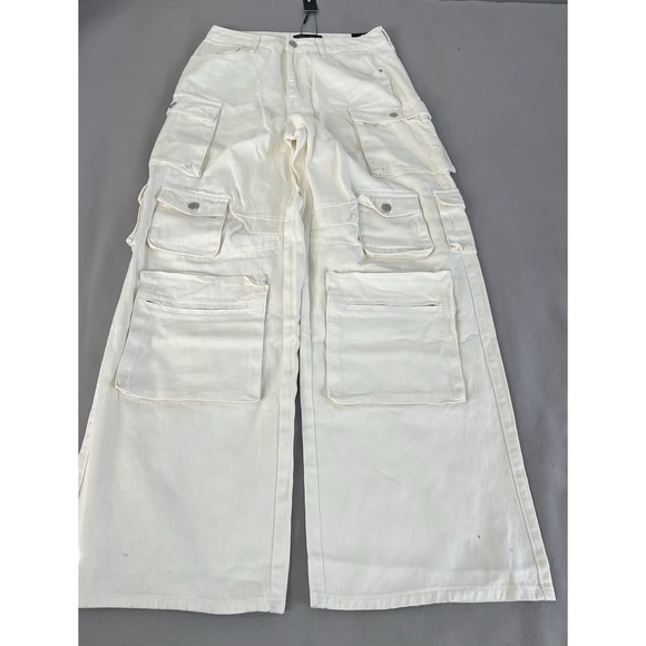 Fashion Nova Denim - Fashion Nova‎ Jeans Pants Womens 11 Cargo Wide Leg Baggy Skater 90s Y2K New